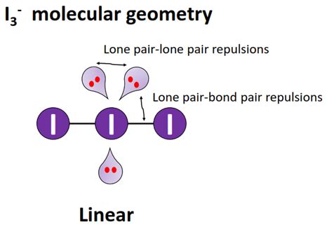 molecular geometry i3-|lone pairs in i3.